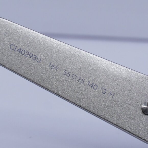 Celine CL40293U 16V Geometric Sunglasses - Palladium/Blue - Picture 9 of 11